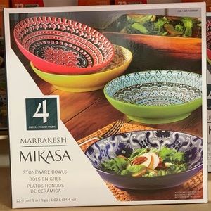 Mikasa Marrakesh 4-piece Bowl Set  9"